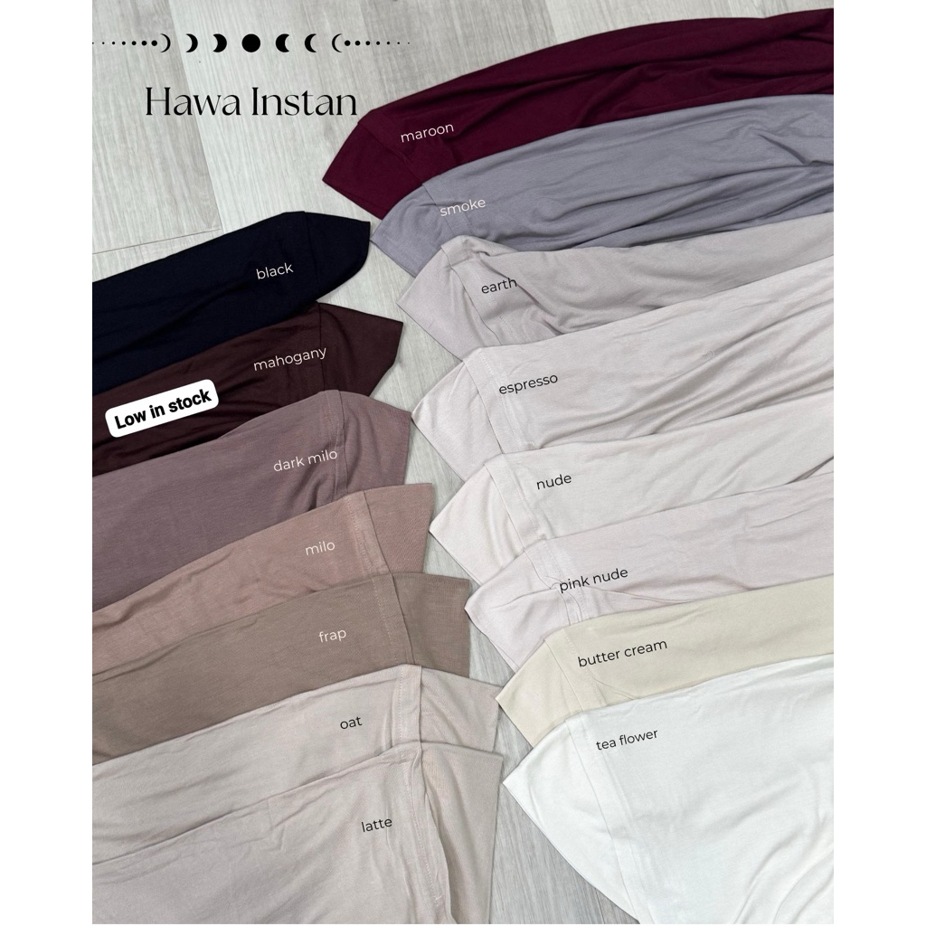 hijab instan bahan rayon katun premium