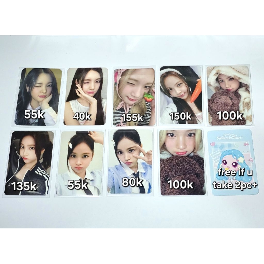 [PHOTOCARD OFFICIAL] Hearts2Hearts Carmen, Yuha, Juun