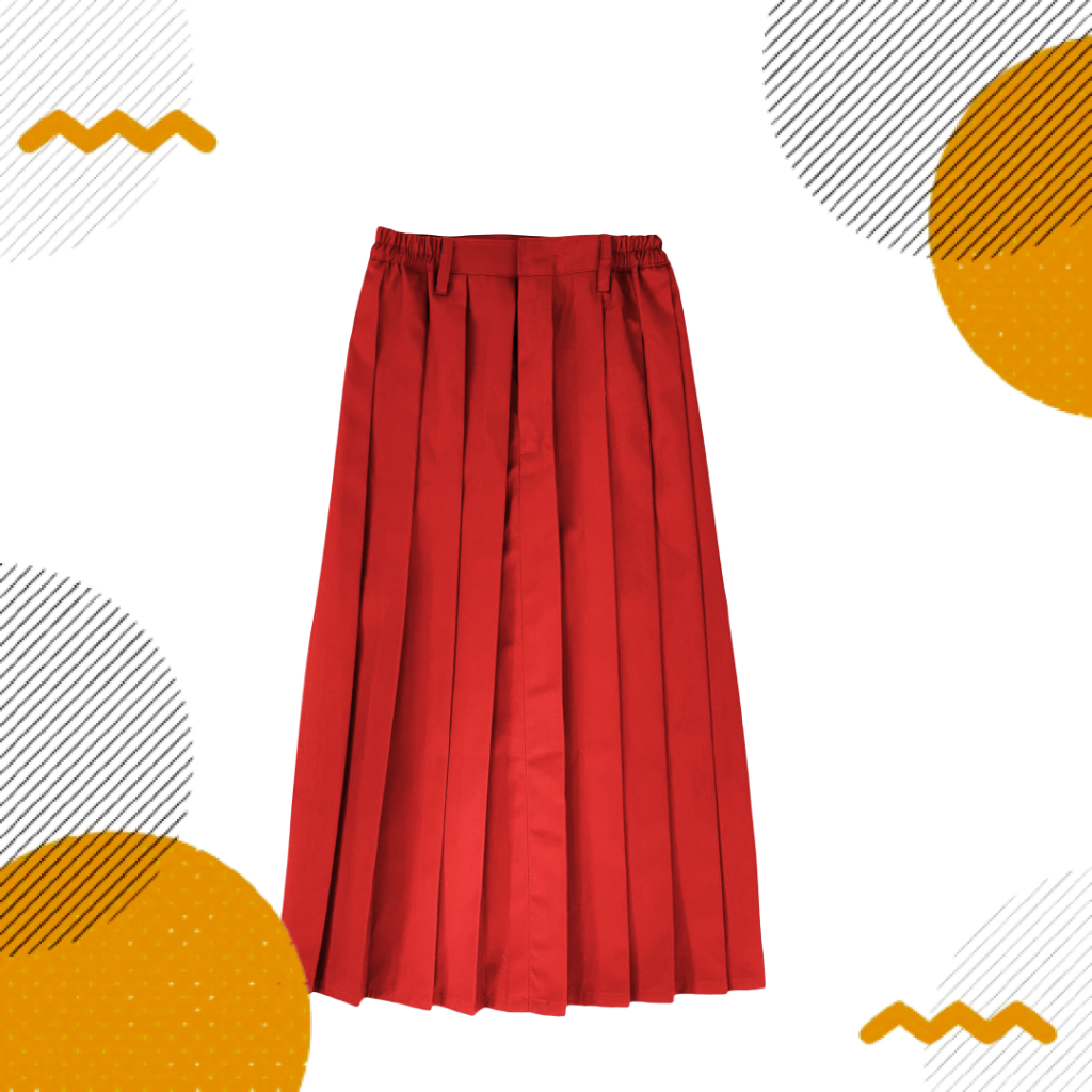 Rok Rempel Sekolah SD Merah Bahan American Drill