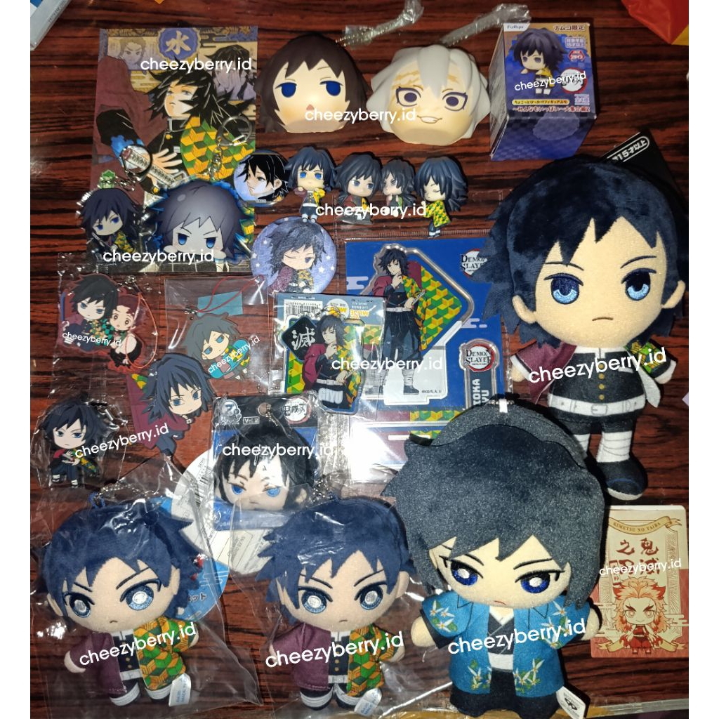 Demon Slayer Kimetsu No Yaiba KNY Original Bros Pin Doll Standee Onemutan Keychain Giyu Giyuu Tamiok