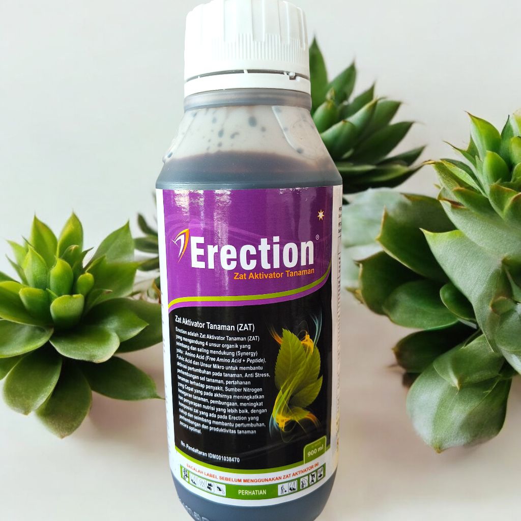 Zat Aktifator Tanaman ERECTION 1 L -  Pupuk Tanaman ZAT