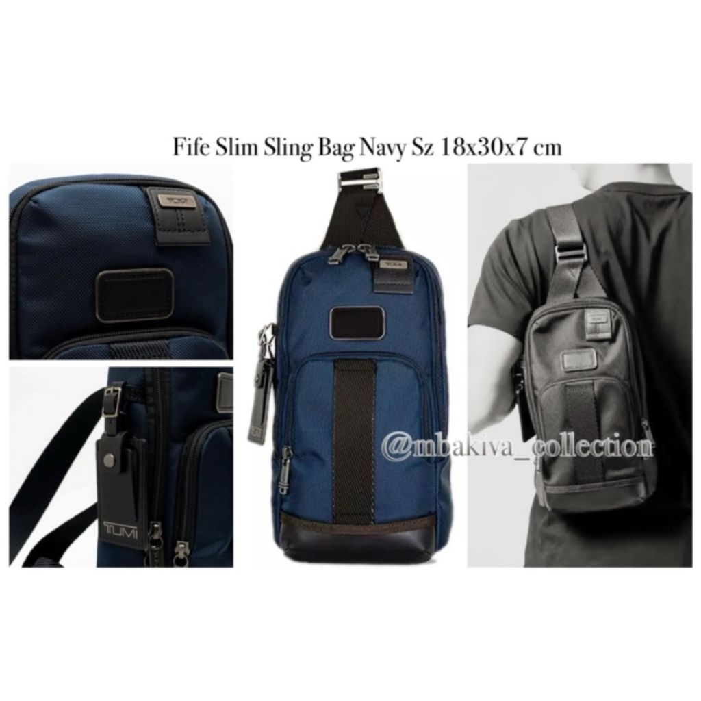 TM Fife Slim Sling Bag Navy