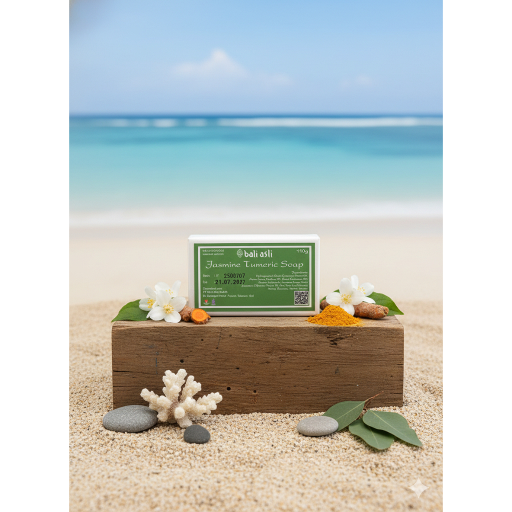 Bali Buda Bali Asli Soap Bar Jasmine Tumeric 110g