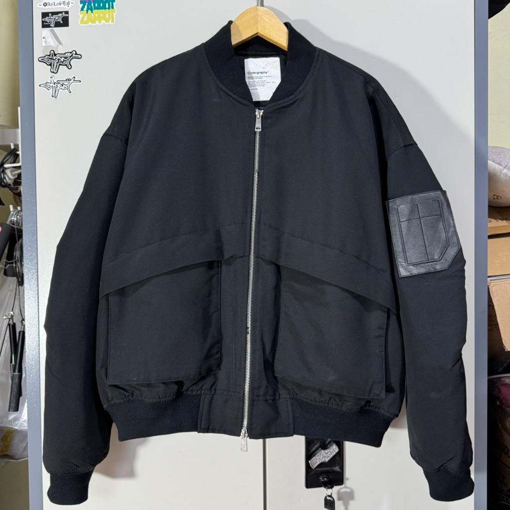 Codegraphy Bomber utility jacket
