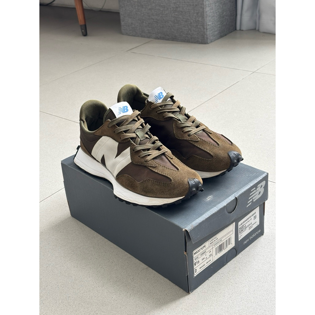 new balance 327 olive