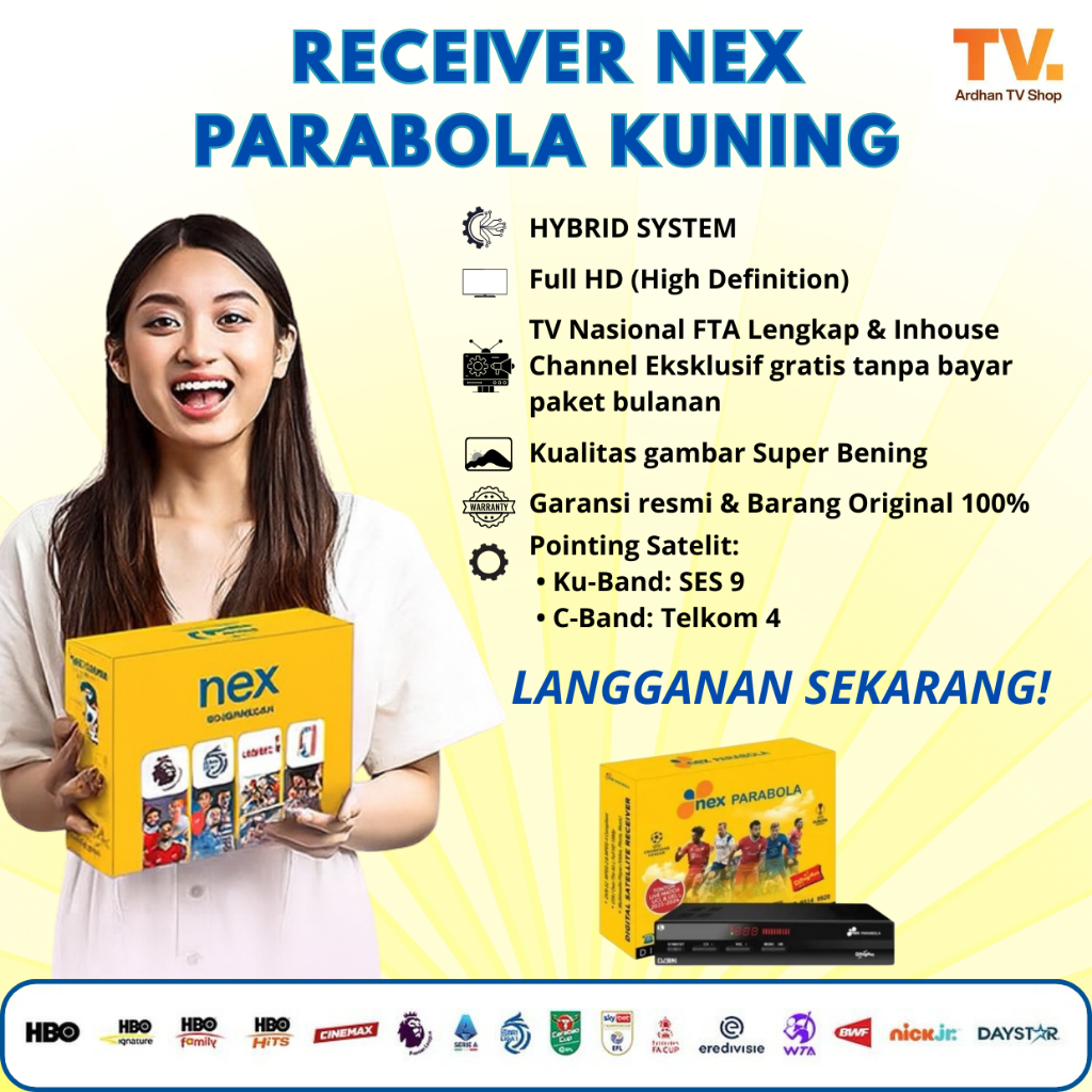 RECEIVER Nex Parabola Kuning
