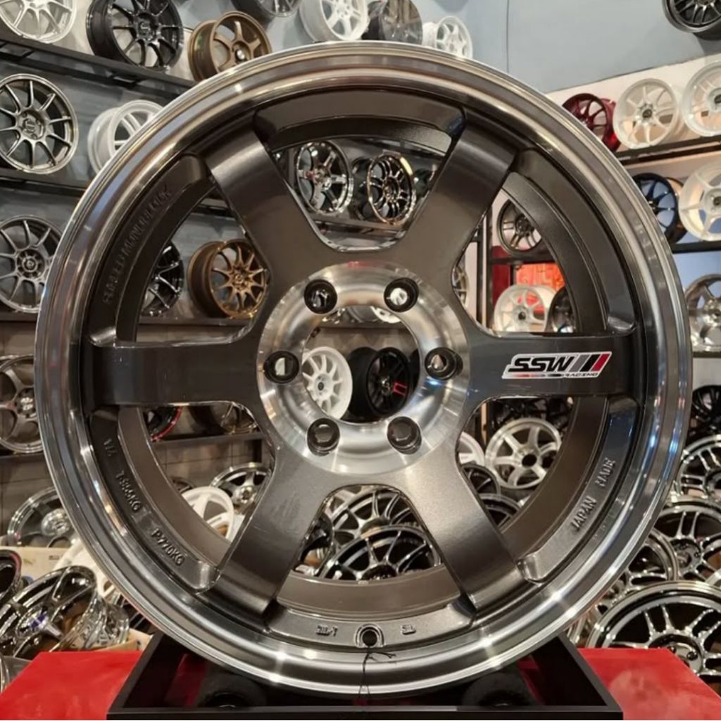 velg ring 18 te37 original ssw Thailand lebar 9 velg mobil ring 18 pajero Hilux velg racing r18 velg