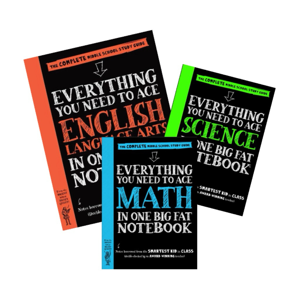 Everything You Need to Ace – Study Guide Series (Math, Science, English)
