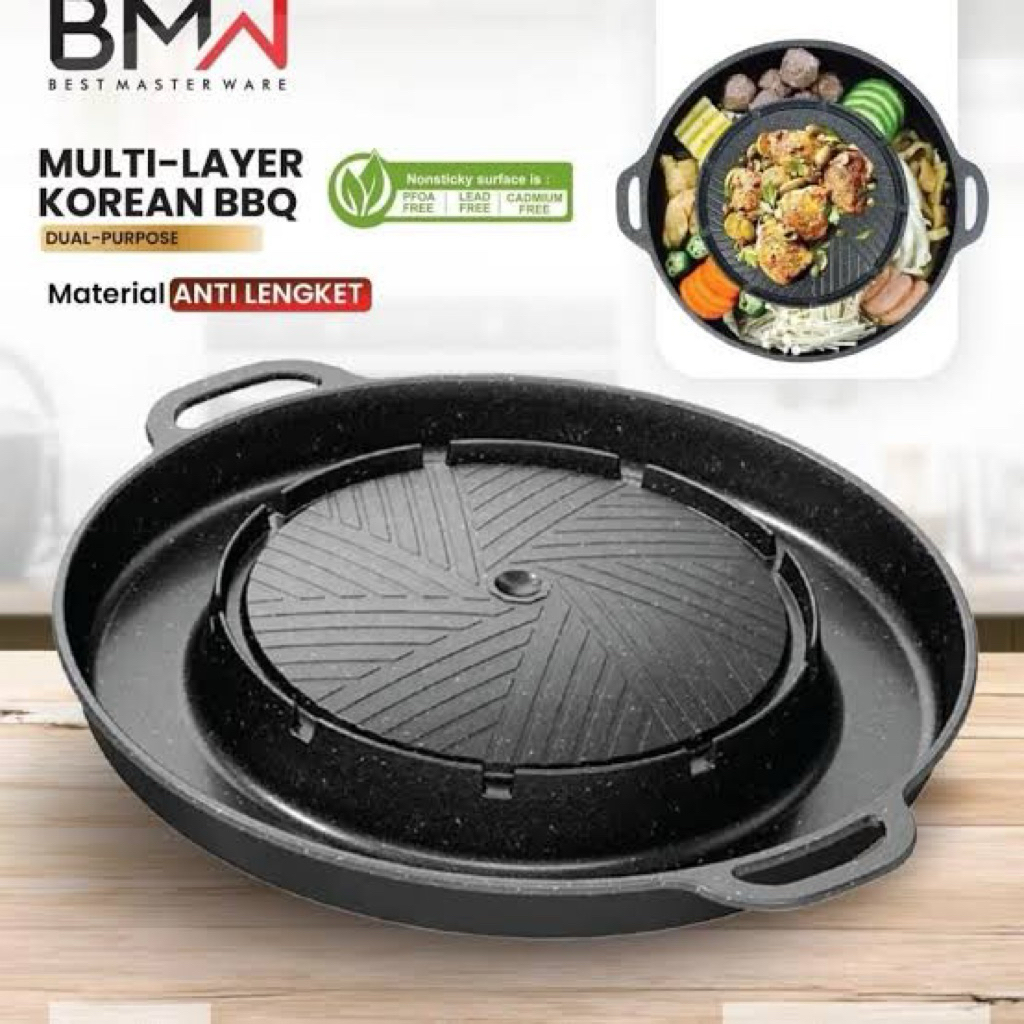 Wajan Grill shabu Korean BBQ Multi Layer BMW Samarinda