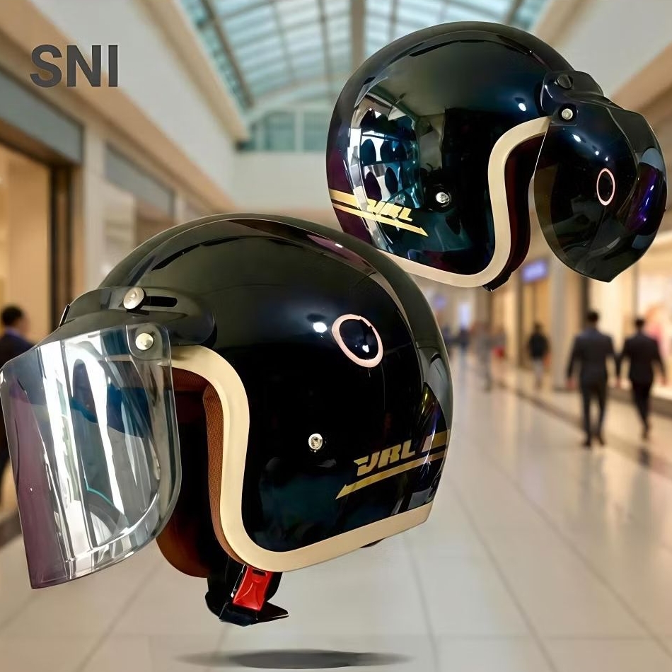 Helm Bogo  Dewasa VRL List Krem