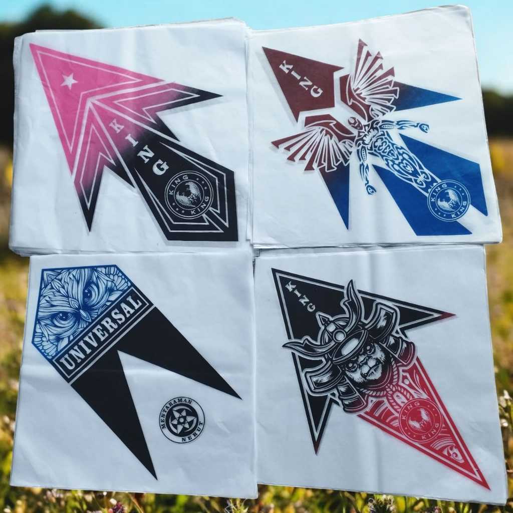 Kertas Minyak Putih untuk Layangan 100lembar (Belum jadi Layangan)