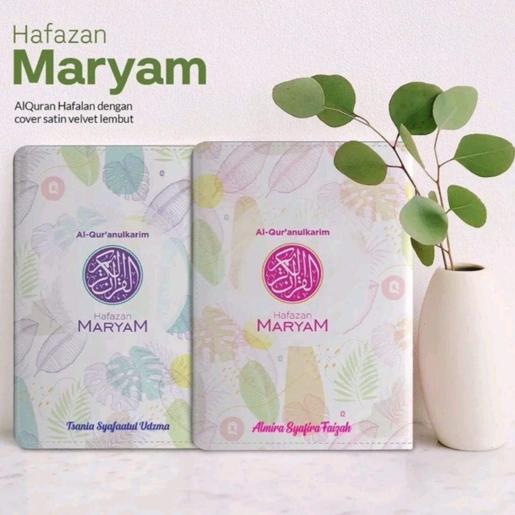 Al Quran Hafazan Maryam Al Quran Hafalan Perkata Tajwid Warna A5 AQ