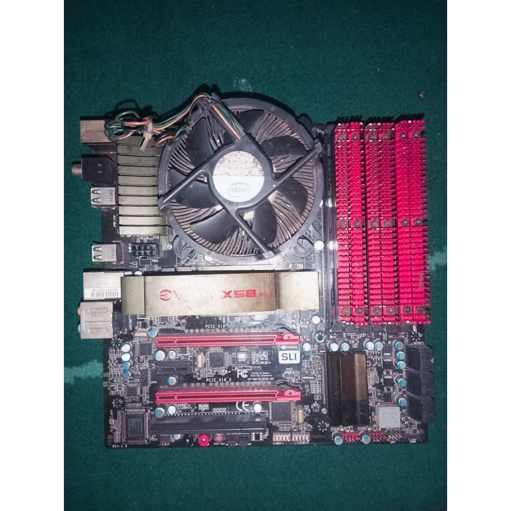 Motherboard EVGA X58 MICRO SLI SECOND NO DISPLAY KODE FF