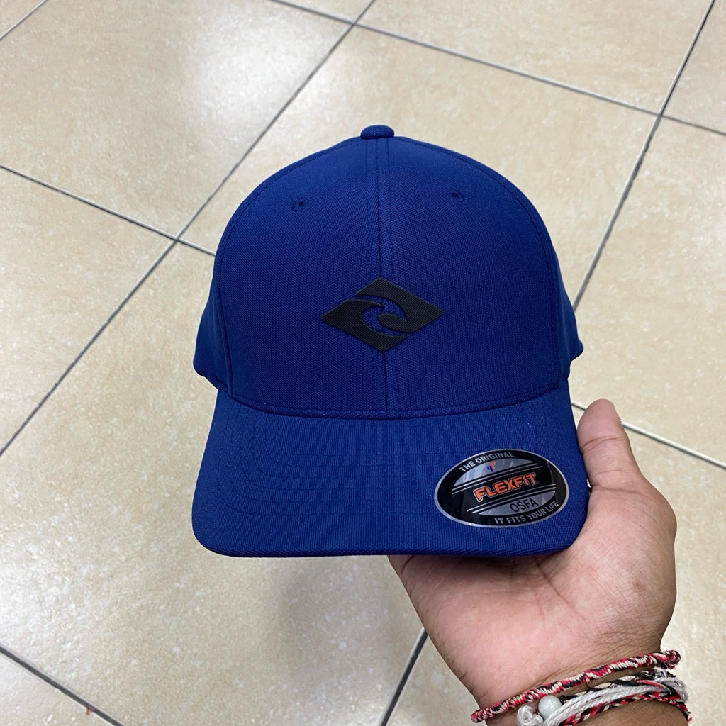 Topi Ripcurl Vaporcool Diamond  Flexfit Cap Blue Original