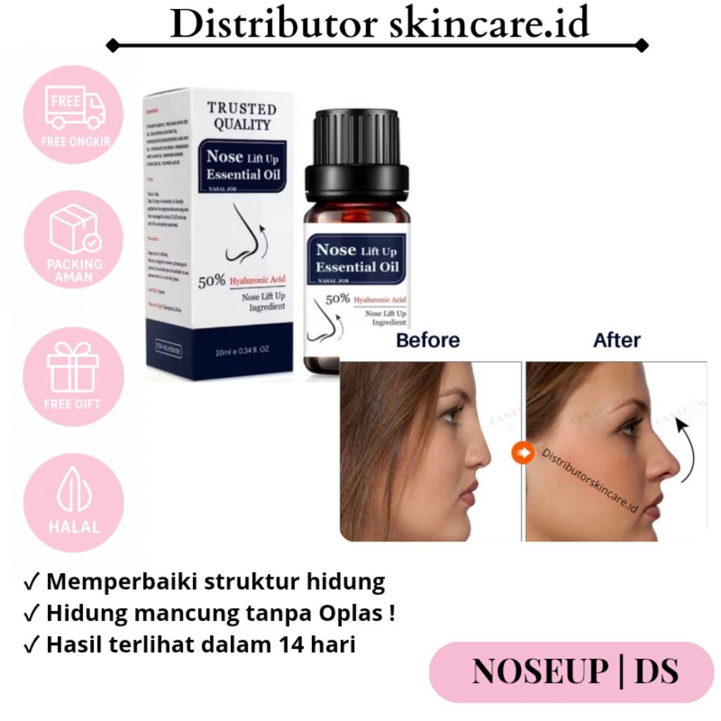 Serum pemancung hidung permanen alami - hidung mancung tanpa operasi - Aman - BPOM Original