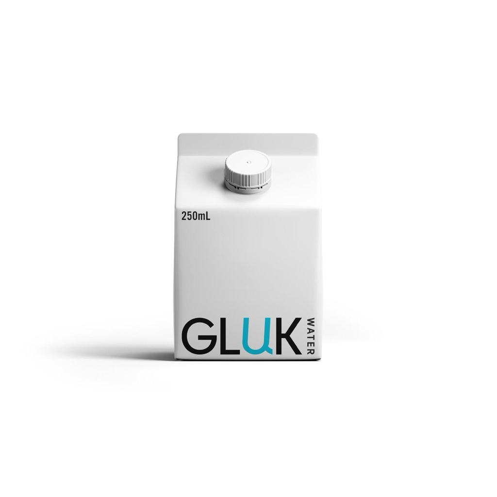 250ml Gluk Water 1 dus isi 24 Air Mineral Paper Packaging
