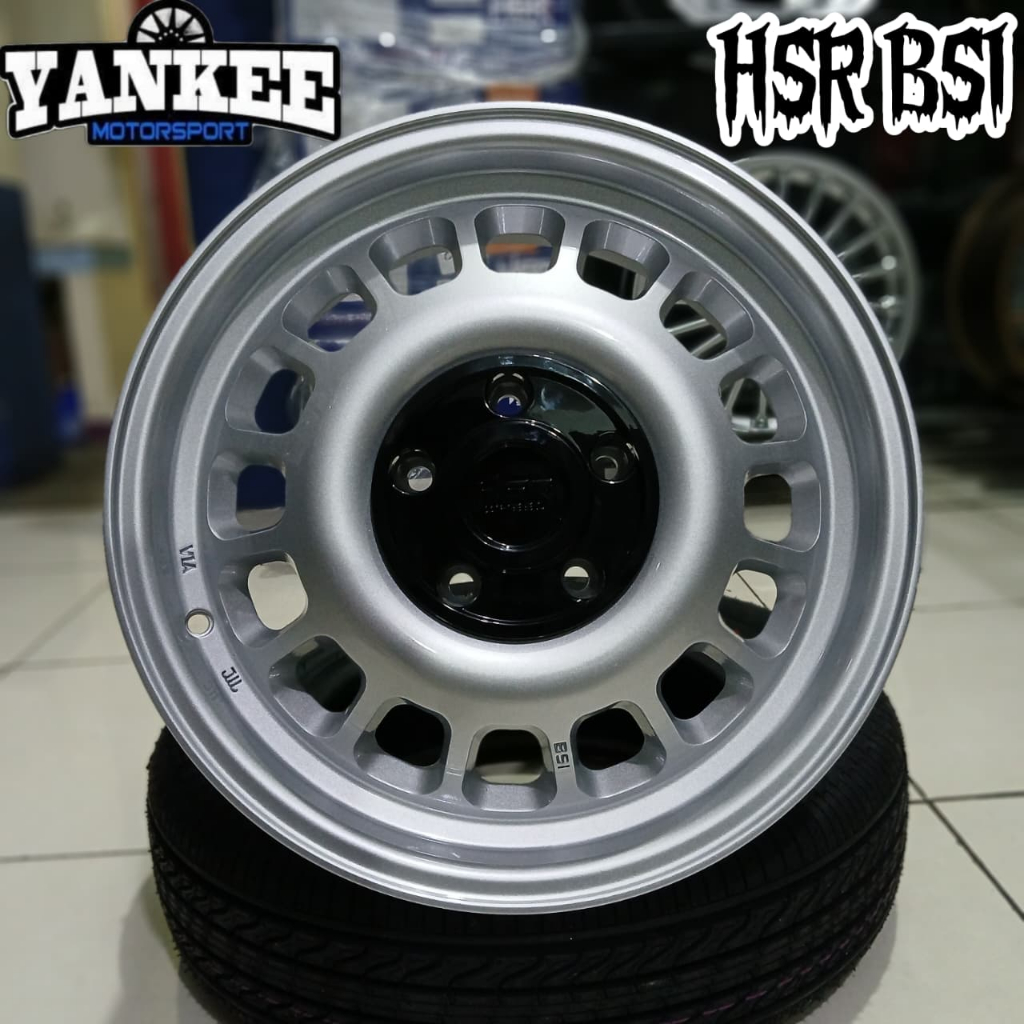 velg pelek ring 16 pcd 5x100 5x114,3 HSR BSI R16 MODEL KALENG UNTUK MOBIL SIENTA WISH CORONA ALTIS