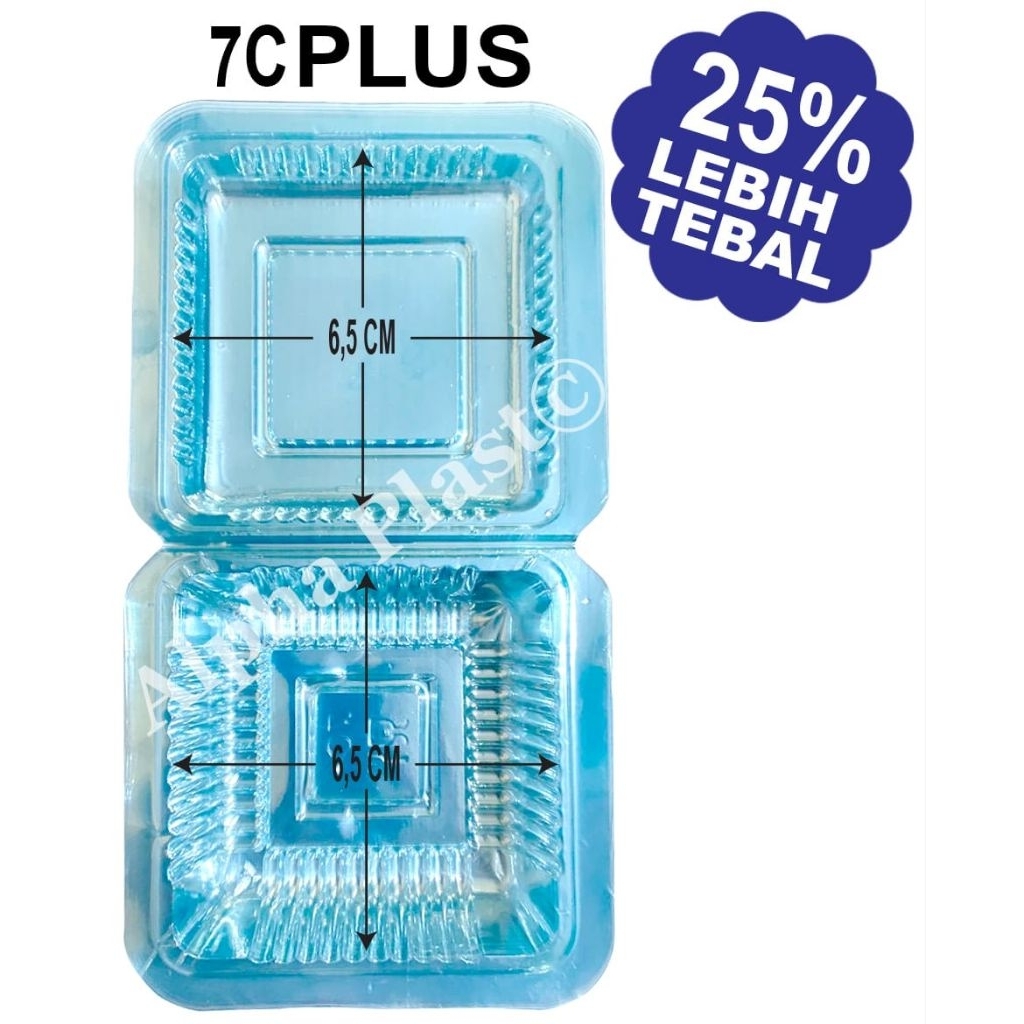 ALPHAPLAST - ISI 100 PCS / Mika 7C PLUS / Mika 7C+ / Mika Kue / Mika Makanan