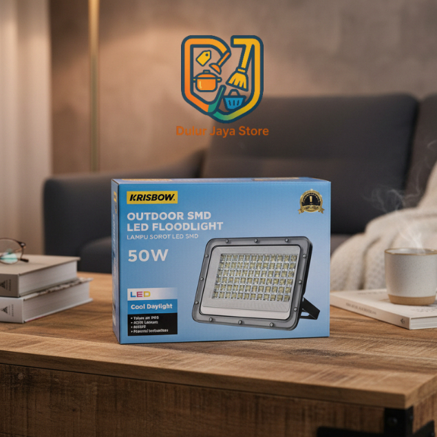 Krisbow flood light lampu sorot lampu outdoor LED 50 watt
