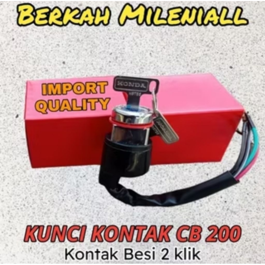 kunci kontak cb 100 cg 125 cb 200 c70 pitung bekjul detail original