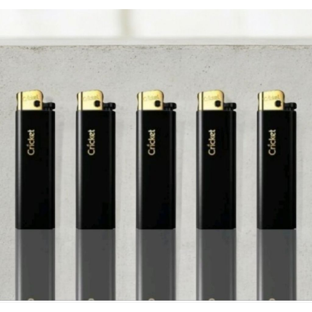 korek api cricket black gold limited edition