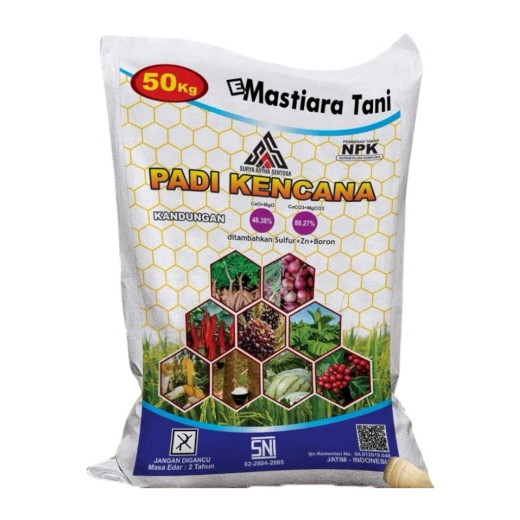 Pupuk Non Subsidi Npk Emastiara Tani Padi Kencana Kemasan 1 Sak 50kg