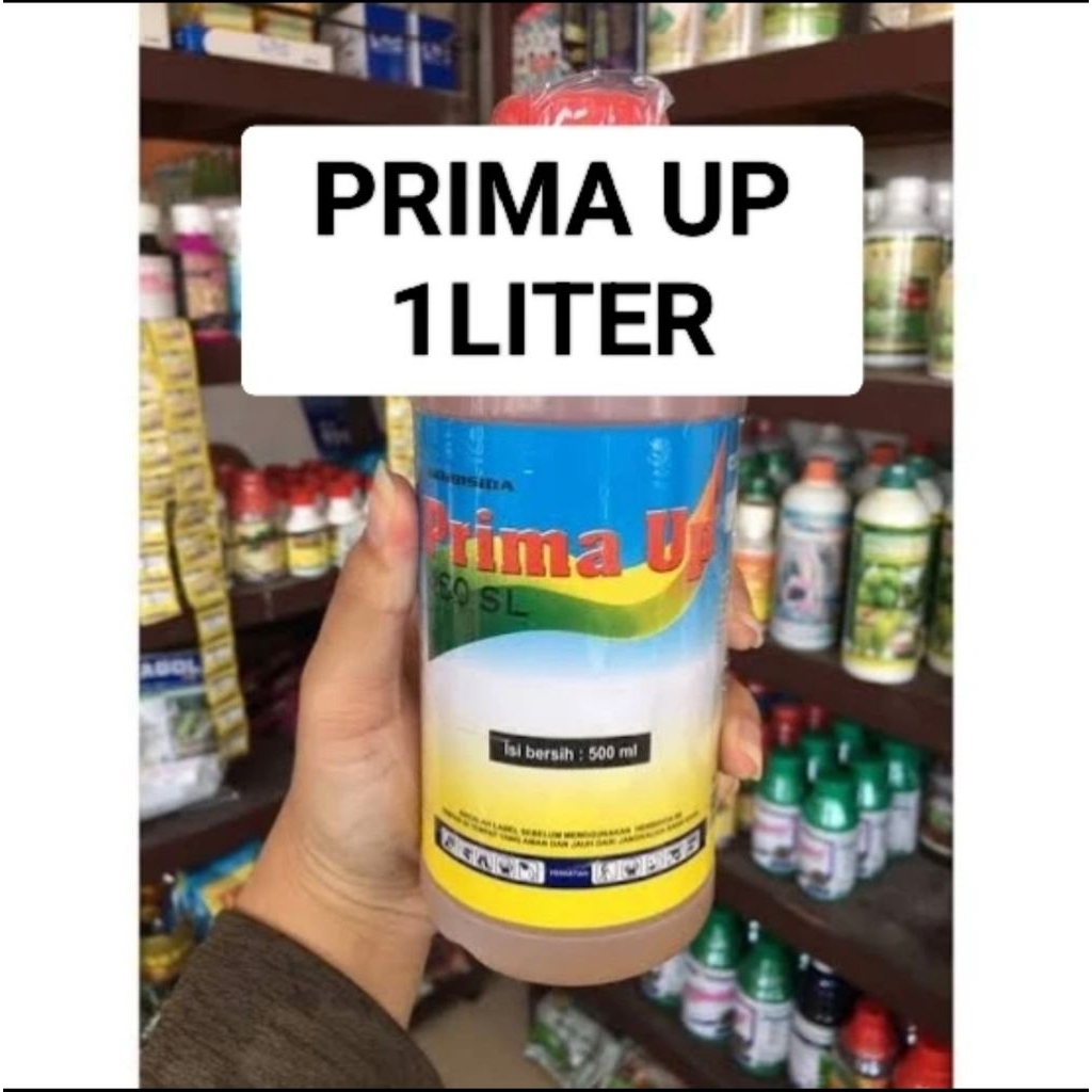 Prima up 480 SL 1 Liter / herbisida isopropil Amina gilfosat / obat pembasmi rumpu / racun rumput ke
