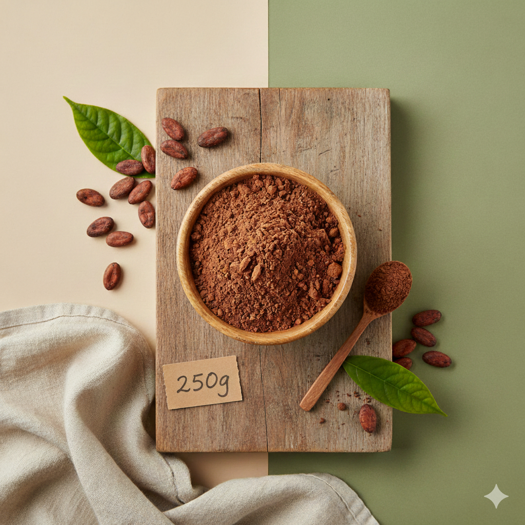 Bali Buda Organic Cacao Powder 250g — Bubuk Kakao Organik Premium | 100% Pure Cocoa untuk Minuman & 