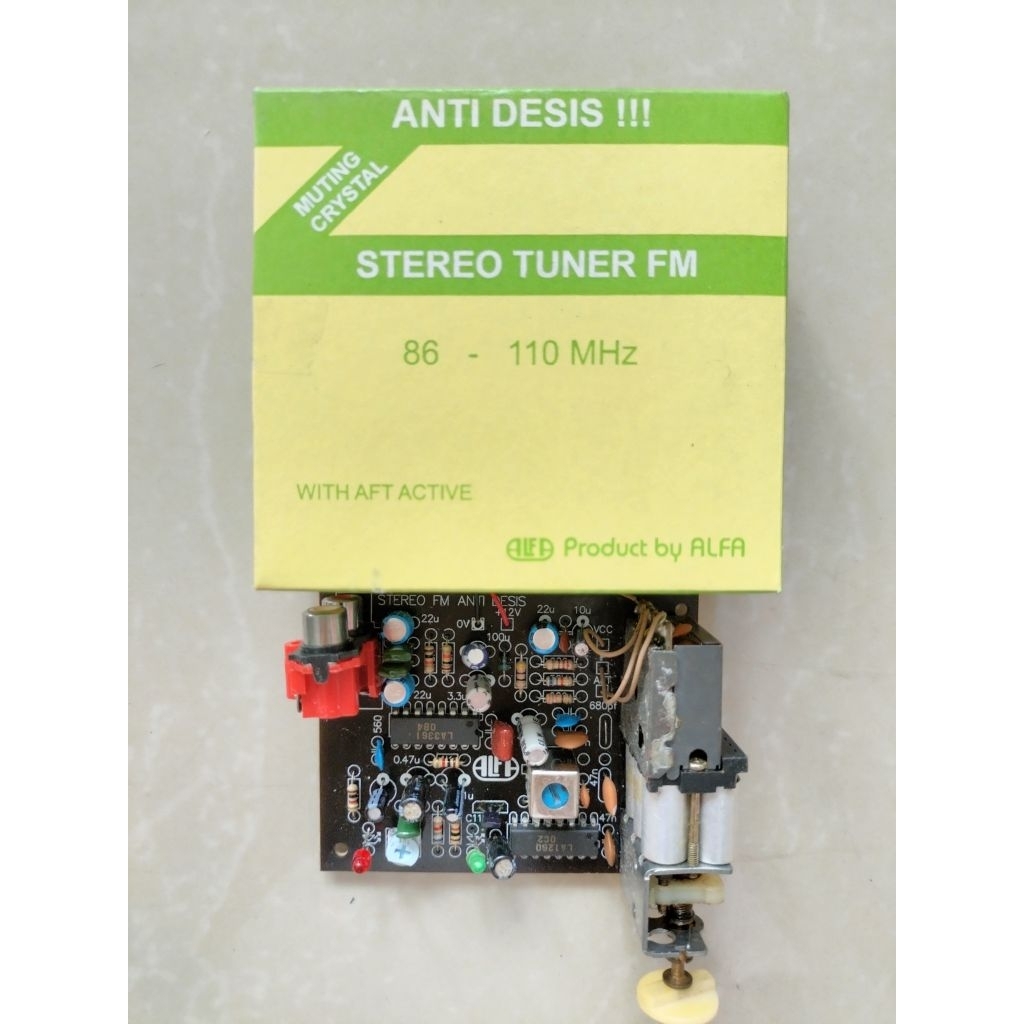 Kiyoshop12 Kit Tuner Fm Stereo Alfa Anti Desis / Modul Radio Fm Aft Muting