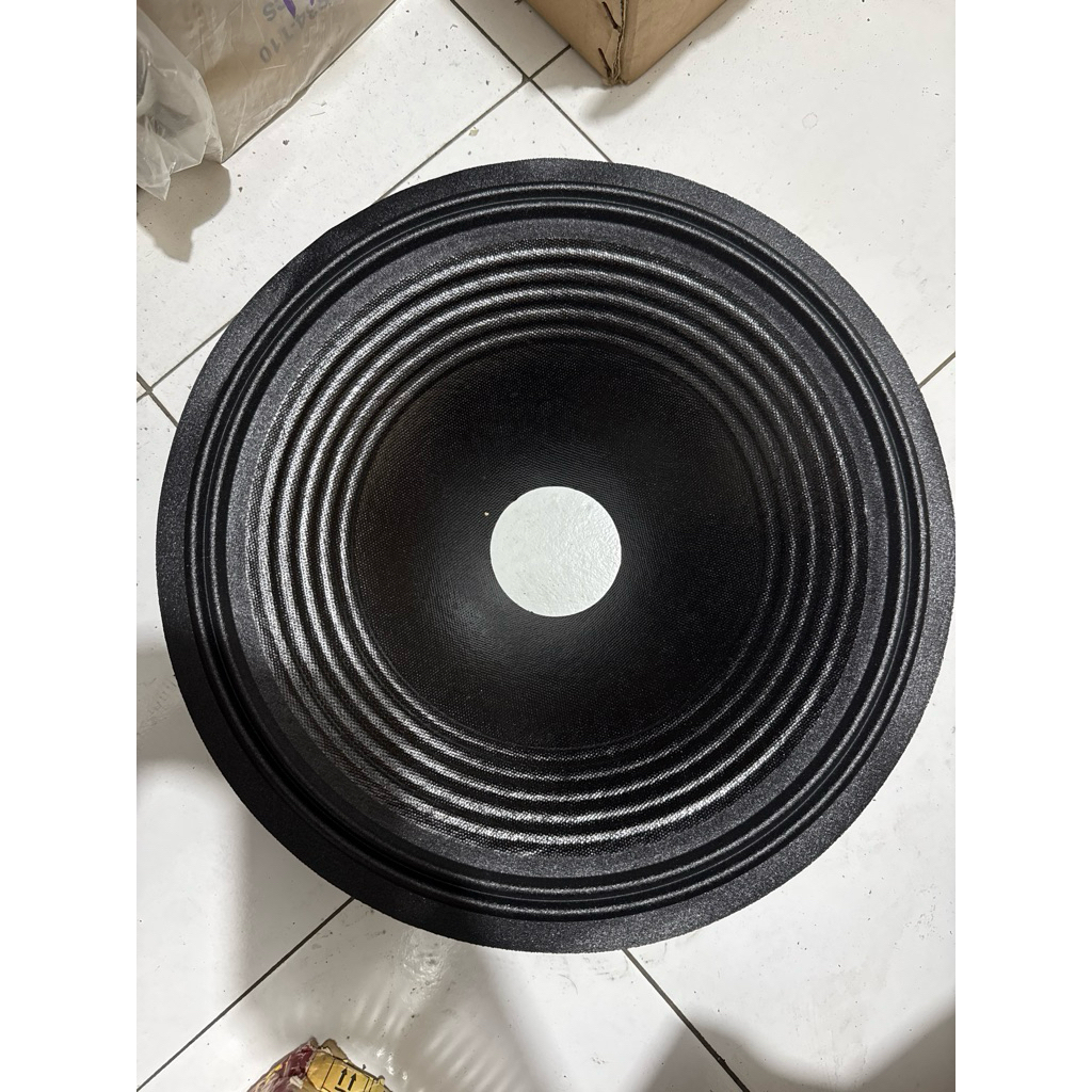 Daun speaker kertas speaker Tebal 15inch 2rim Garis lubang 75mm/3”