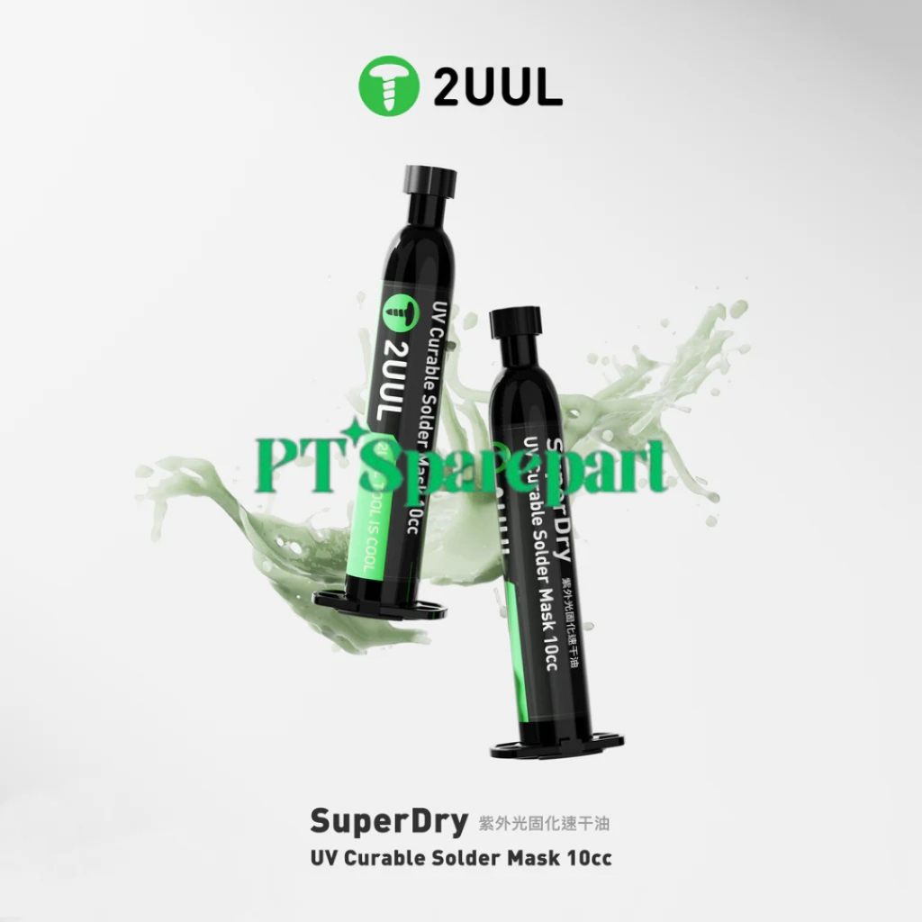 2UUL SC55 UV CURABLE SOLDER MASK 10CC - SOLDER MASK UV SUPER DRY