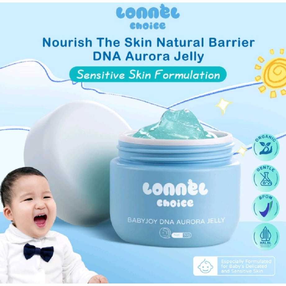 100% Ori LONNEL CHOICE babyjoy DNA Aurora Jelly Moisturize Protection Sensitive Skin Formulation Cre