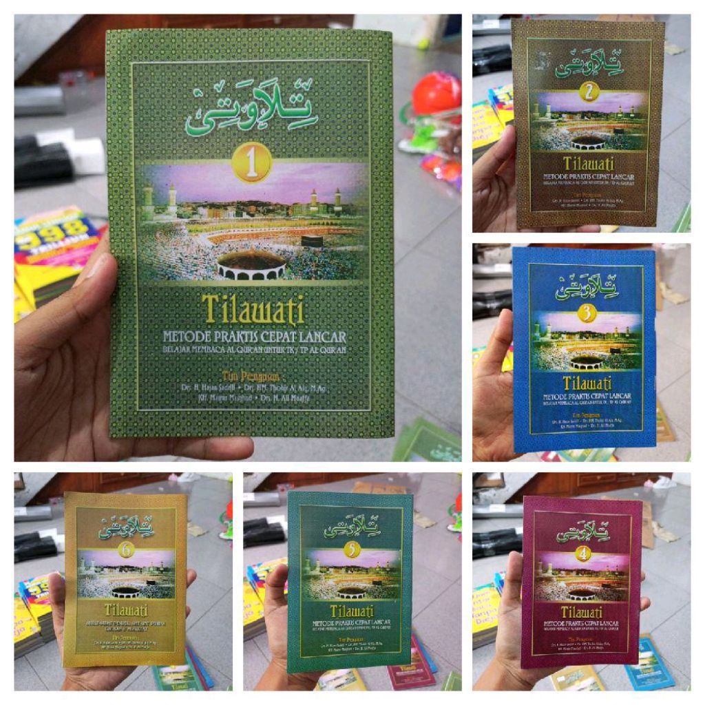 (1 PCS) Buku Tilawati / Tilawati Jilid Lengkap / Jilid 1 Sampai 6