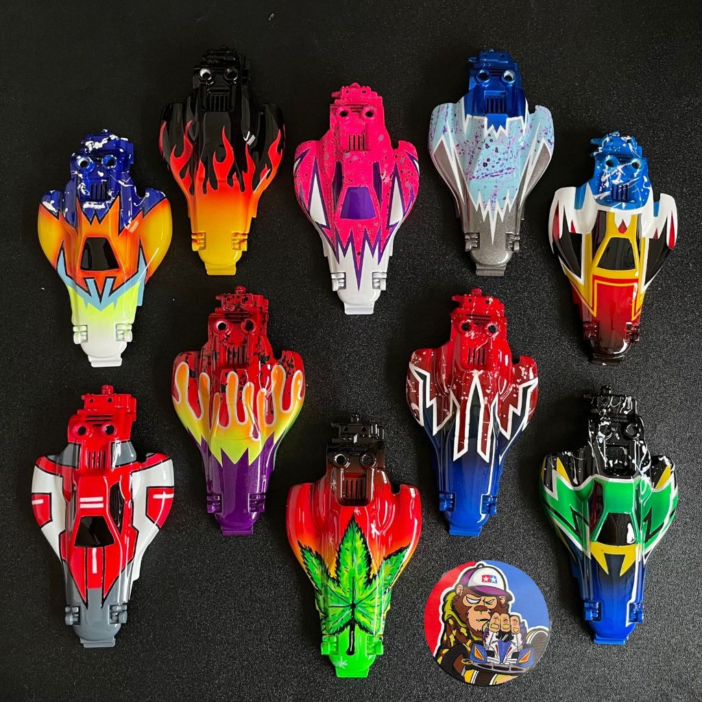 Custom Paint Body ASTUTE Project D - Rep Tamiya - Untuk Chassis SUPER 2