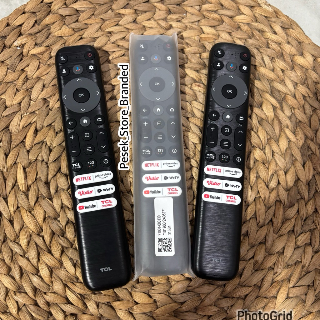 Remot Remote Smart tv android TCL RC902V FMRE Original baru free baterai
