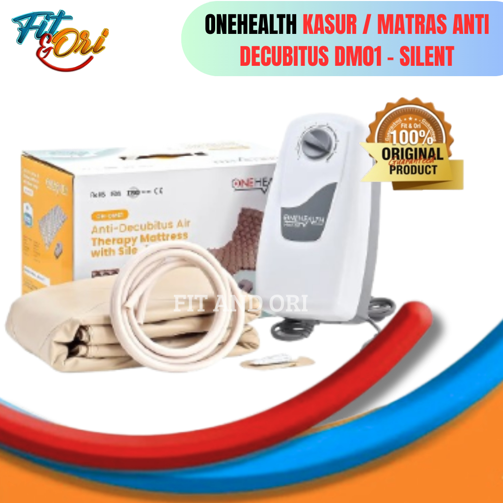 OneHealth Kasur Anti Decubitus OH-DM01 Bubble Air Mattress with Silent Pump Kasur Dekubitus Hening O