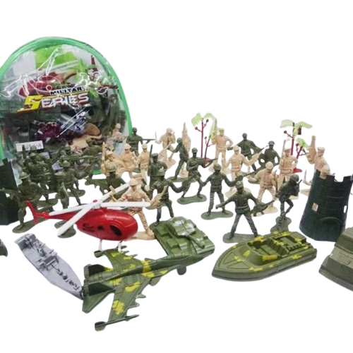 [Adventure Veria]  Jual Mainan tentara set lengkap besar soldier military bag perang army tank peta 