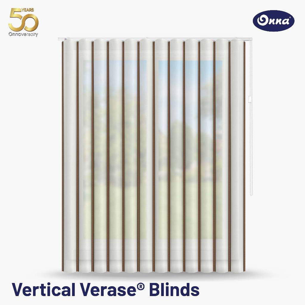 ONNA Vertical Verase Blind Gorden / Tirai Jendela Minimalis Modern (Ukuran Custom)