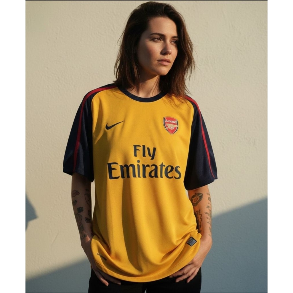 Jersey original arsenal away 2008 L