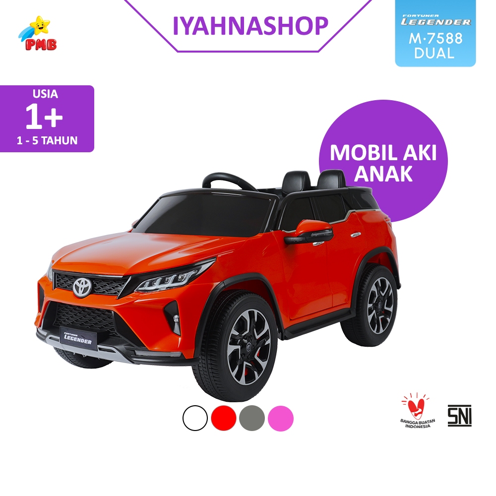 Mainan Mobilan Aki Anak Remote Control Fortuner Legender PMB M7588