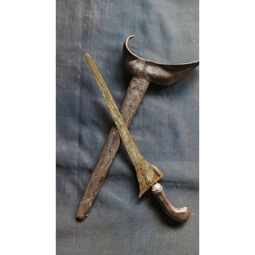 Original Sepuh | Keris Patrem Brojol Pamor Wahyu Tumurun Est. Majapahit Sepuh