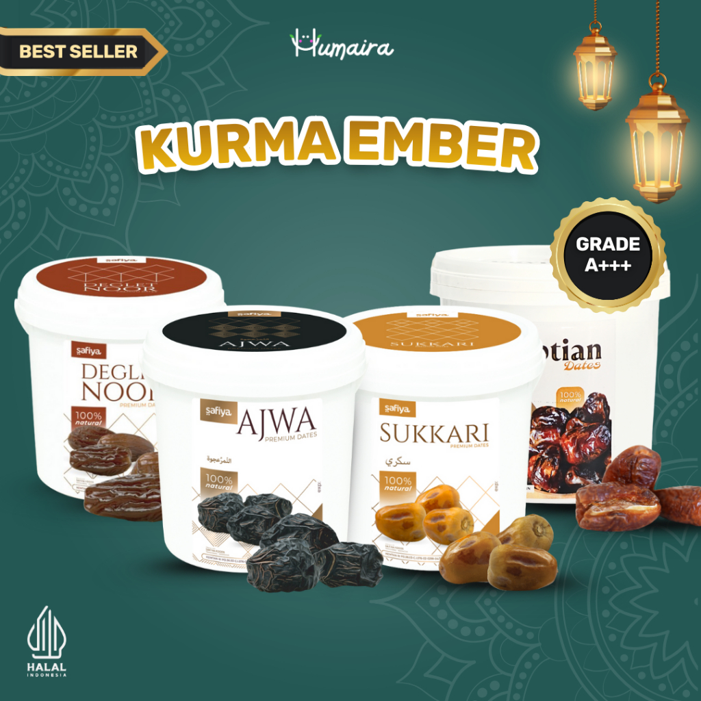Kurma Ember 850 Gram Grade A Premium Quality Kurma Sukari Ajwa Mesir Tunisia Madu Kurma Raja Kurma B