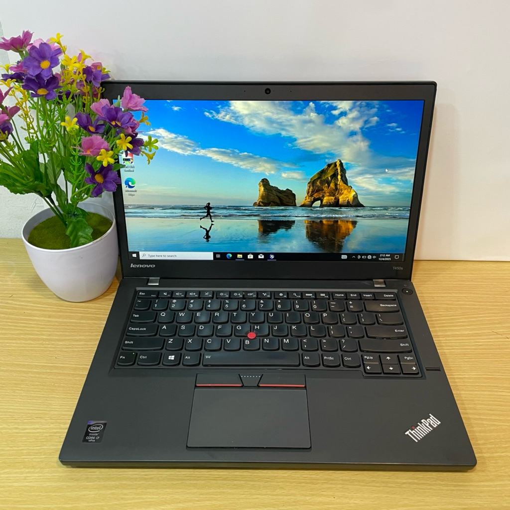 Laptop Lenovo Thinkpad T450s Intel Core i7-5600U Ram 8gb SSD 256gb Keyboard Backlight Ori Bergaransi