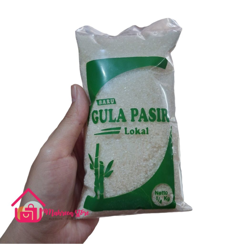 Gula pasir kemasan ¼ kg/250 gram