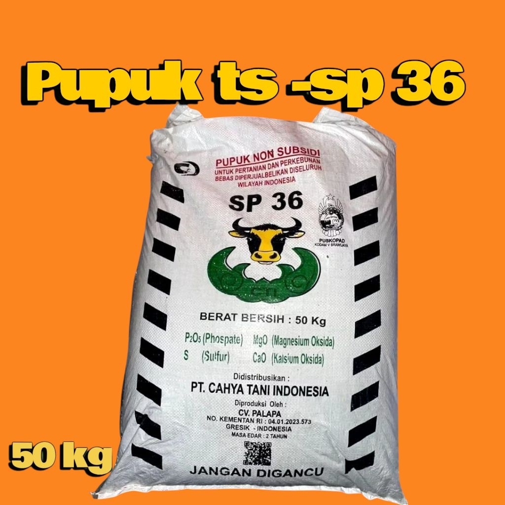 pupuk TSP 36 penyubur tanaman bisa cod 100% original