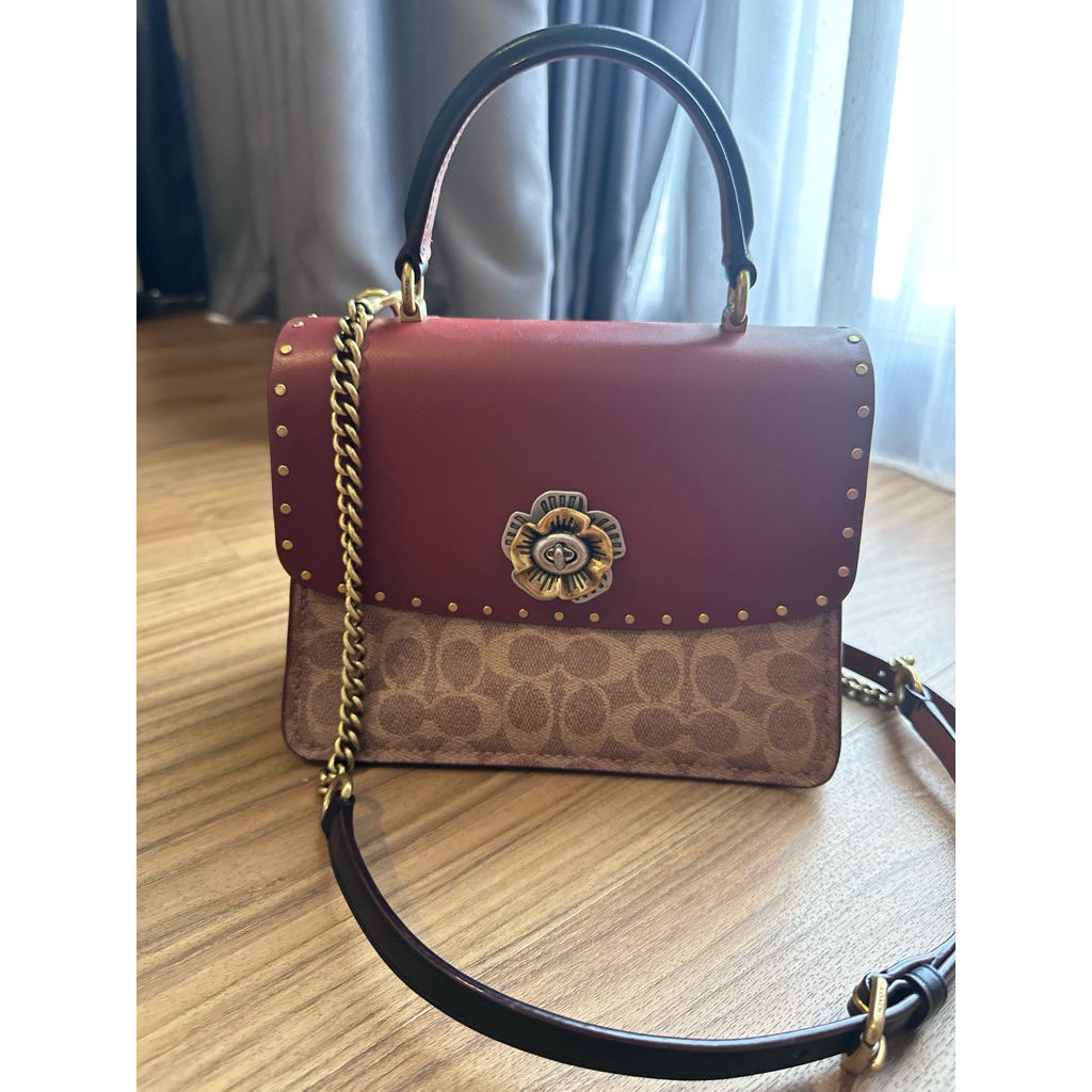 Coach Parker Tan Rust ORIGINAL 100% PRELOVED