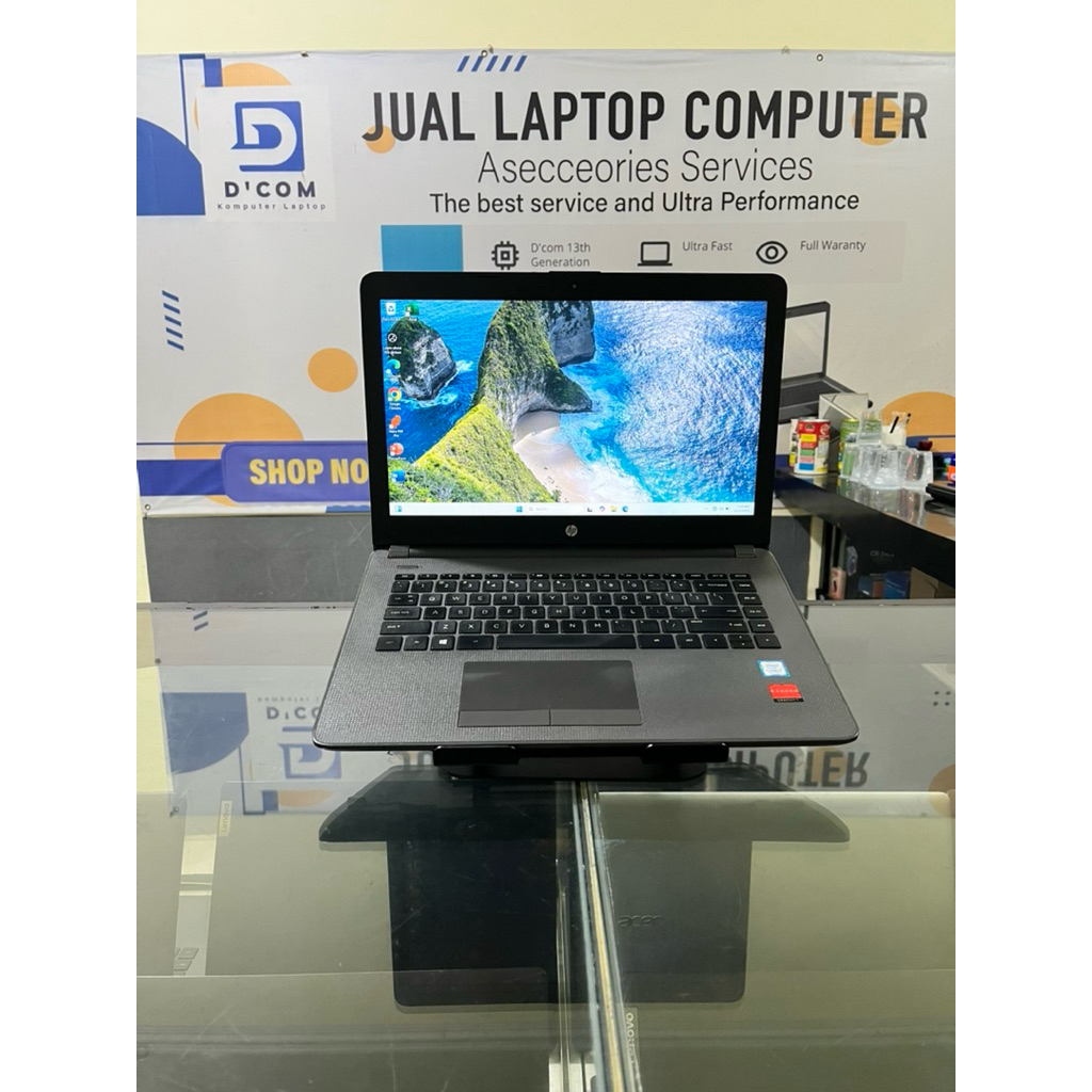 HP 240 G6 Core i7 7500U, RAM 8 GB, SSD 256 GB, VGA Intel HD Graphics + AMD Radeon R5 M330