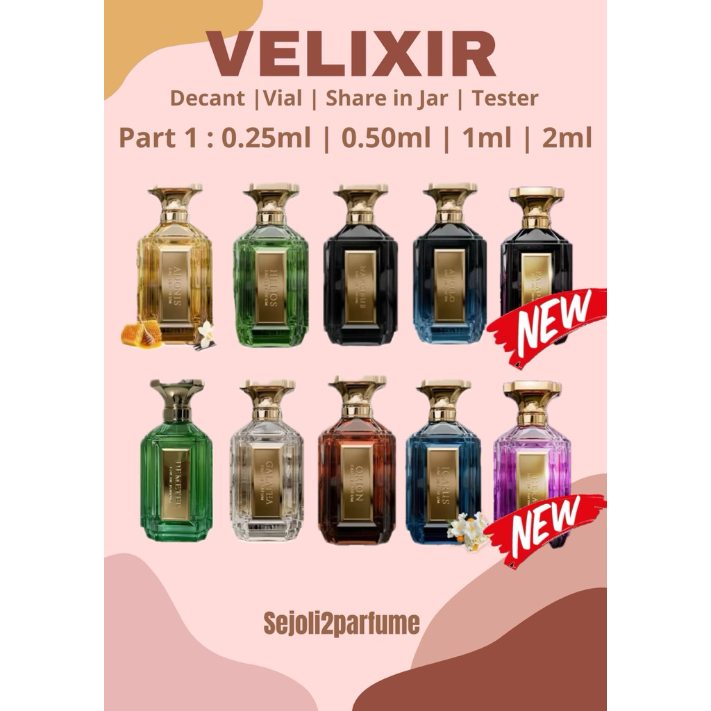 [[NEW VELIXIR]] Decant | Vial | Tester Velixir Paladin | Velixir Hera | Velixir Icarus | Velixir Dem