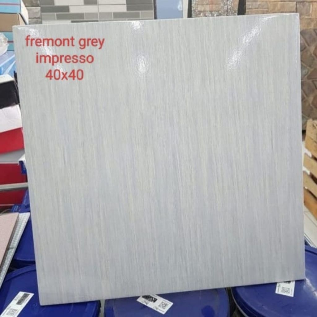 Keramik lantai glossy/licin ukuran 40x40, 1 dus isi 6 pcs