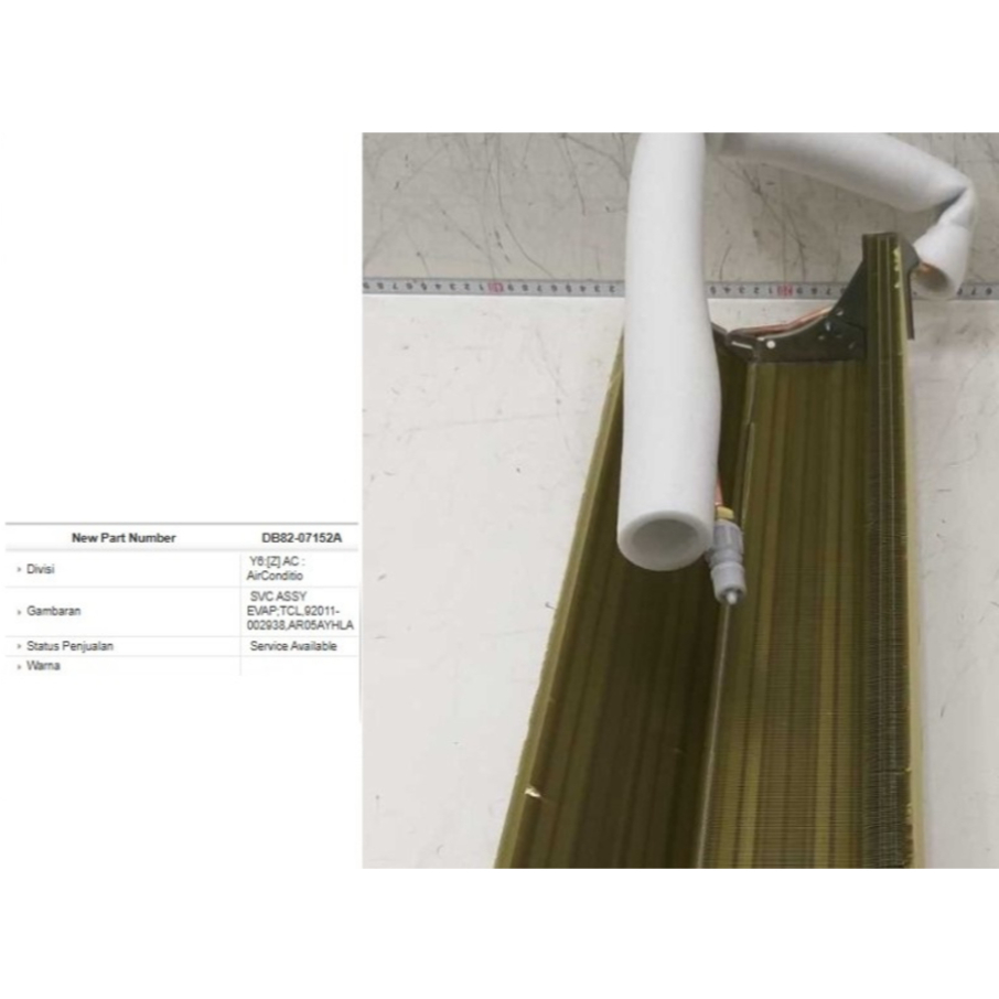 EVAPORATOR AC SAMSUNG AR05AYHLAWKNSE ORIGINAL DB82-07152A
